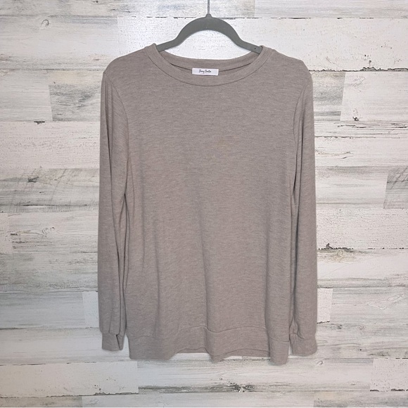 Soft Long Sleeve Oatmeal Tunic - Picture 4 of 4